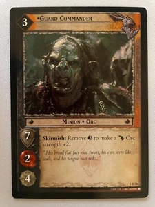 LOTR TCG - Guard Commander 1R186 - The Fellowship of the Ring - Picture 1 of 1