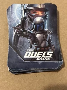 Star Wars Epic Duels Game Zam Wesell  & Boba Fett 31 Card Lot Replacement 2002 - Picture 1 of 1