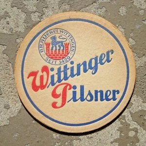 Vintage German Wittingen Beer - "Wittinger Pilsner " Coaster - Picture 1 of 2