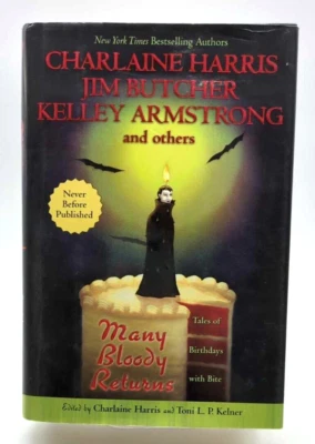 Many Bloody Returns by Charlaine Harris, Toni Kelner, Jim Butcher, HC DJ 1st Ed - Image 1 of 4