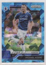 2019-20 Panini Prizm Premier League Blue Ice Prizm /75 Michael Keane #36