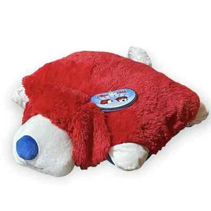 NWT Pillow Pets Plush USA Patriotic Flag Red White Blue Nose Puppy Dog Soft 18" - Picture 1 of 8