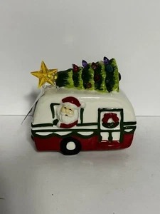 Mr Christmas Lighted Santa Camper Ceramic Christmas Tree 5” Nostalgic Follow - Picture 1 of 3