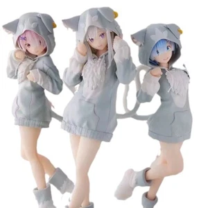 Re:Life in A Different World From Zero Rem Ram Emilia Action Figure Toy Gift Box - Picture 1 of 27