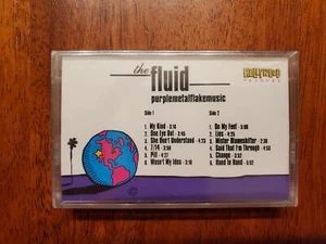 The Fluid PROMO ADVANCE CASSETTE Purple Metal Flake Music SEALED - Picture 1 of 5