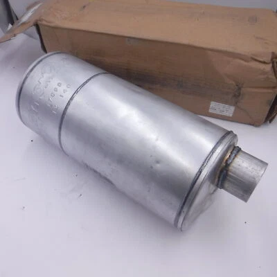 Dynomax Aluminized Round Super Turbo Muffler 17698 3" Inlet / 3" Outlet SEE DESC - Image 1 of 4