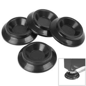 4 Pcs Black Vertical Piano Caster Cups Placed Under Piano legs protector - Picture 1 of 5