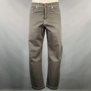 Freizeithose KITON Größe 36 grün Kontrastnähte Baumwollmischung Jeansschnitt - Bild 1 von 7
