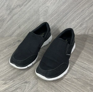 Skechers Mujer Slip On Espuma con Memoria Enfermera Zapatillas Negro - Reino Unido Talla 7 - Imagen 1 de 17