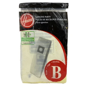 SACCHETTI SOTTOVUOTO ALLERGENI HOOVER TIPO B 4010103B Part# 43655118 confezione da 3 SPEDIZIONE VELOCE! - Foto 1 di 9
