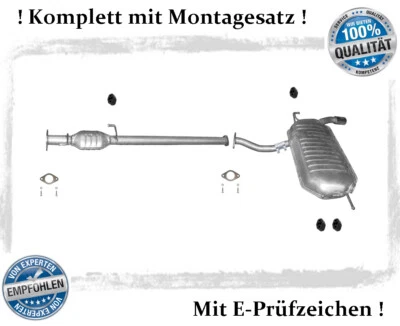 Auspuffanlage Kia Sportage 2.0 104KW 4WD Bj.04-08 Auspuff + Montagesatz - Bild 1 von 4