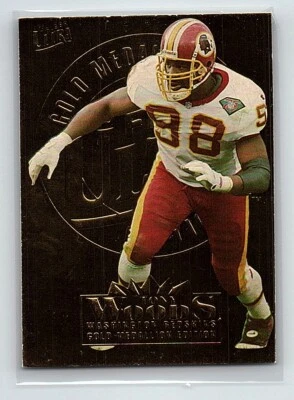 1995 Ultra Gold Medallion Tony Woods Washington Redskins #345 - Image 1 of 2