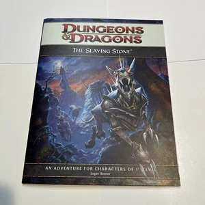 Dungeons and Dragons: The Slaying Stone by Logan Bonner 2010 Paperback - Imagen 1 de 8