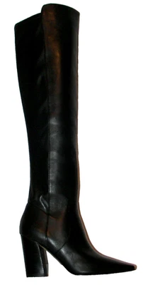VINCE CAMUTO Black Soft Leather Heels Over Knee Boots  Sz 7.5M (38) NEW - Image 1 of 4