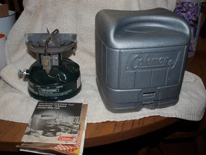 Coleman Sportster ll Camping 508-700 Estufa Estufa de un solo quemador con estuche 12/1988 - Imagen 1 de 8