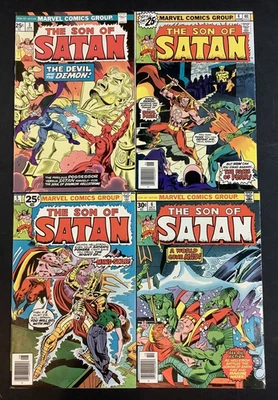 SON OF SATAN #3 4 5 6 BRONZE COMIC BOOK LOT GIL KANE JOE SINNOTT COVER ART - Image 1 of 4
