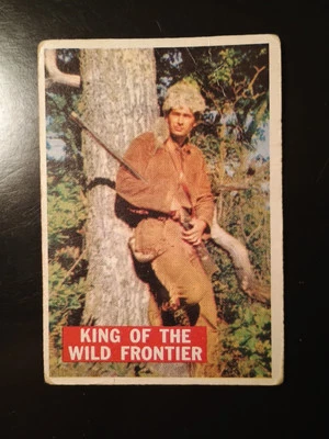 1956 Topps Davy Crockett Orange #1 King Of The Wild Frontier - Image 1 of 2