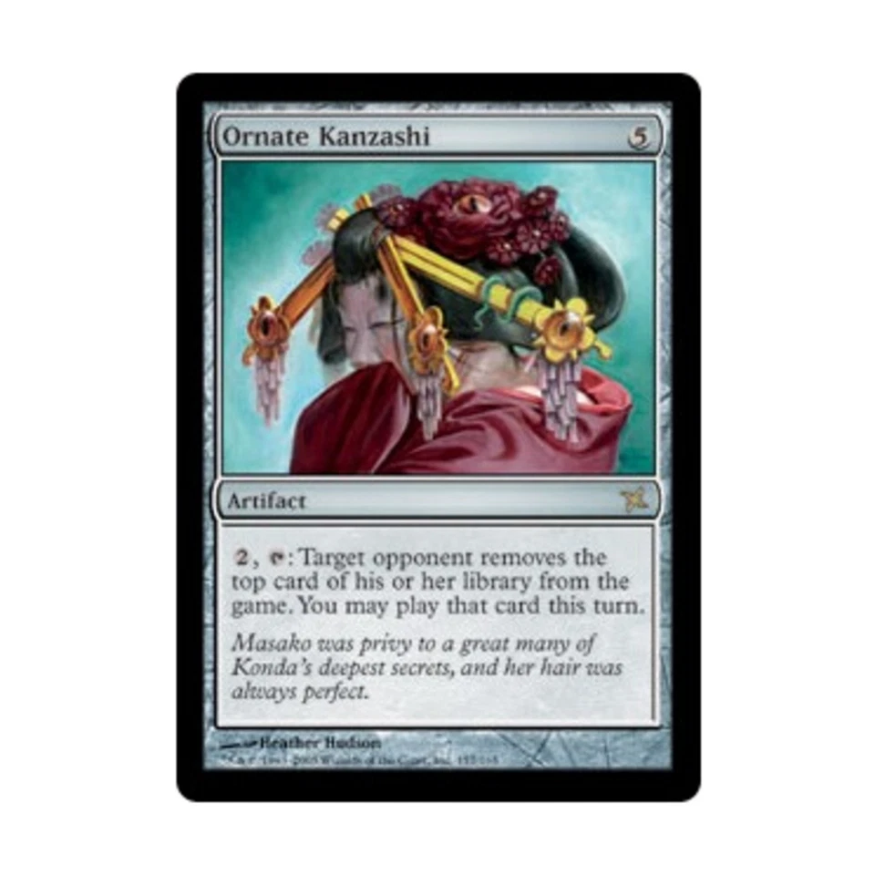WOTC MtG Betrayers of Kamigawa Ornate Kanzashi (R) (Foil) EX - Image 1 of 1