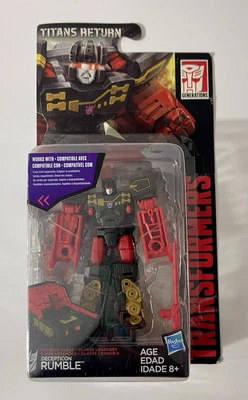 Transformers Titans Return Rumble NEW USA Seller Hasbro Cassette G1 Soundwave G1 - Image 1 of 4