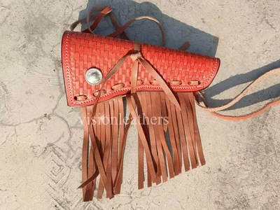 Western Cowboy Style Handmade Antique Leather Revolver Holster - Image 1 of 3