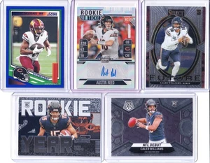 Bears 10 Card Lot Caleb Williams Rome Odunze Auto /250 Disco Prizm Rookie RC - Picture 1 of 4
