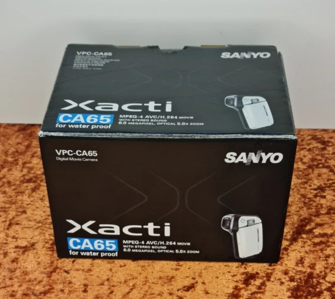 Sanyo VPC-CA65 Xacti Waterproof Digital Movie Camera (BOXED) - Image 1 of 3