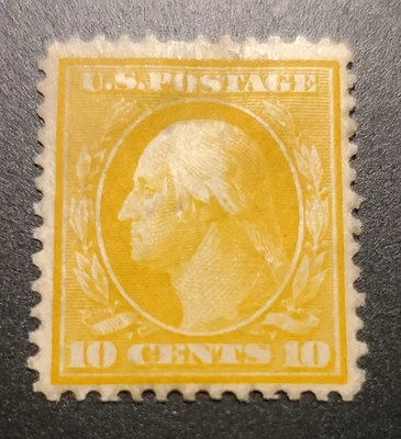 US Scott # 338 - Saltos de goma OG MLH Foto 1 de 2