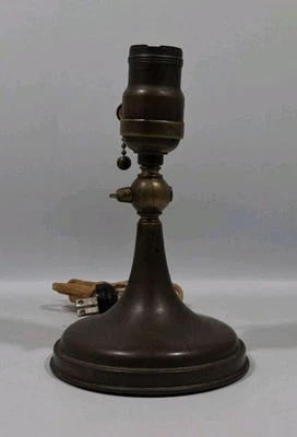 Emeralite Jr Lamp Brass Adjustable Portable Light Antique H.G. McFaddin & C Clip - Image 1 of 4