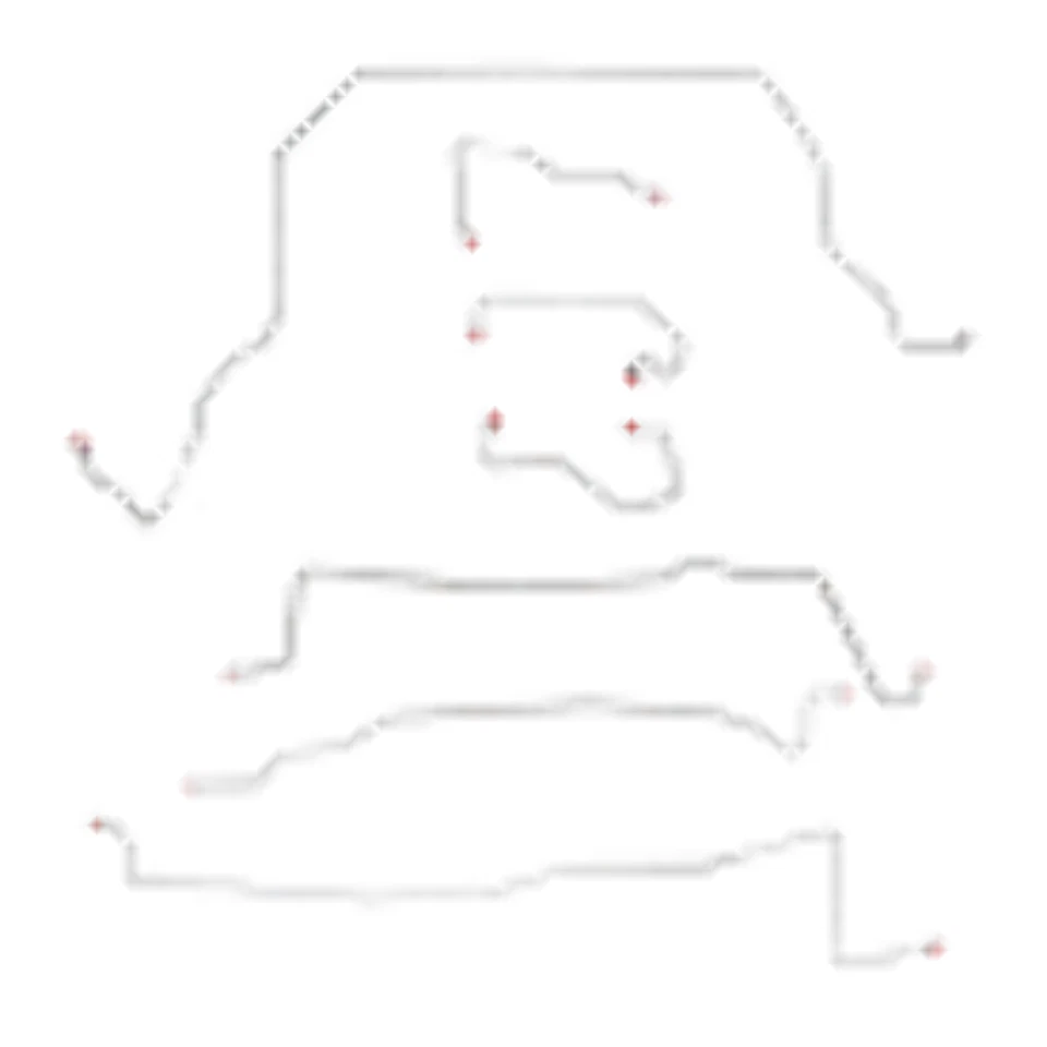 Kit de línea de freno Ford Expedition 1997-01 4x4 acero-CBK0050OM Foto 1 de 3