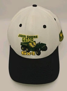 Vintage John Deere Gator 6x4 Cyrk Snapback Hat Cap Tractor Men Women White Black - Picture 1 of 10