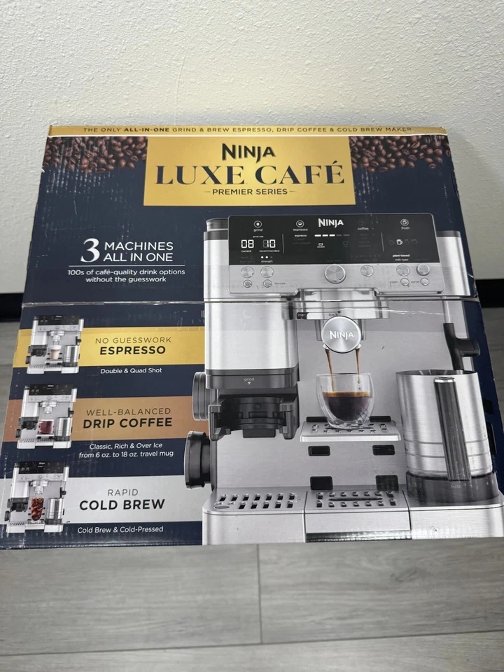 Ninja Espresso Machine and Drip Coffee Maker Luxe Cafe Premier Series - ES601