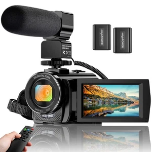 Video Camera Camcorder Digital YouTube Vlogging Camera Recorder FHD 1080P 24.... - Picture 1 of 7