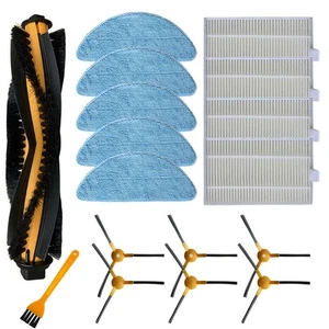 Practical Vacuum Parts Cleaner Replacement 17pcs Roller Brush Side Brush - Picture 1 of 12