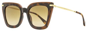 Jimmy Choo Square Sunglasses Ciara/G/S OCYHA Havana/Gold 52mm - Picture 1 of 2