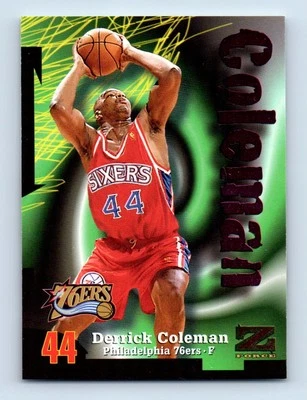 1997-98 SkyBox Z-Force Derrick Coleman Philadelphia 76ers #44 - Image 1 of 2