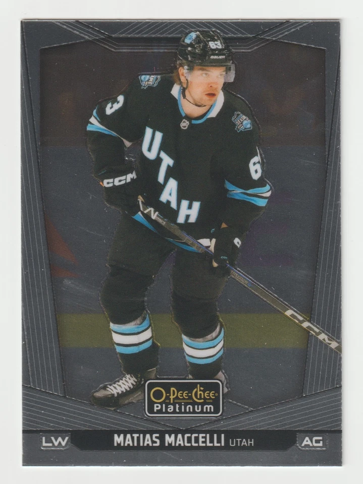 Matias Maccelli - Utah (Hockey Card) 2024-25 O-Pee-Chee Platinum # 135 - Mint - Image 1 of 1