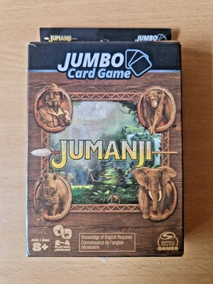 Jumanji Card Game Spinmaster Games Card Deck 2022 Jumbo UNUSED COMPLETE - Image 1 of 3