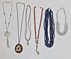 Modeschmuck: Konvolut 6 Halsketten, Vintage - Bild 1 von 13