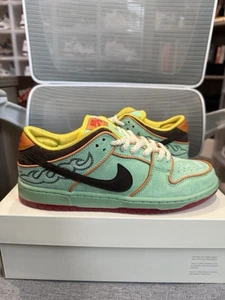 Nike SB Dunk Low Pro QS 'Rodeo Tormaline' taglia 9 stile HF3058-300 - Foto 1 di 11