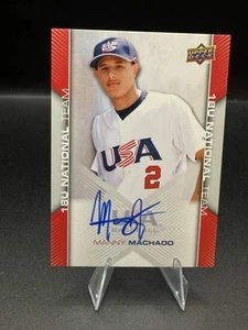 Manny Machado 2009 Upper Deck USA Baseball Box Set Auto #USA-113 USA - Picture 1 of 2