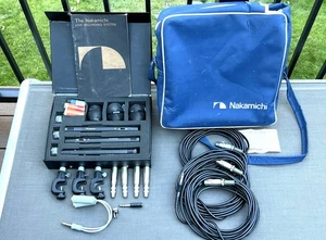3 Nakamichi CM-300 Vintage Condenser Microphones w/Case & Many Extras! - Picture 1 of 20