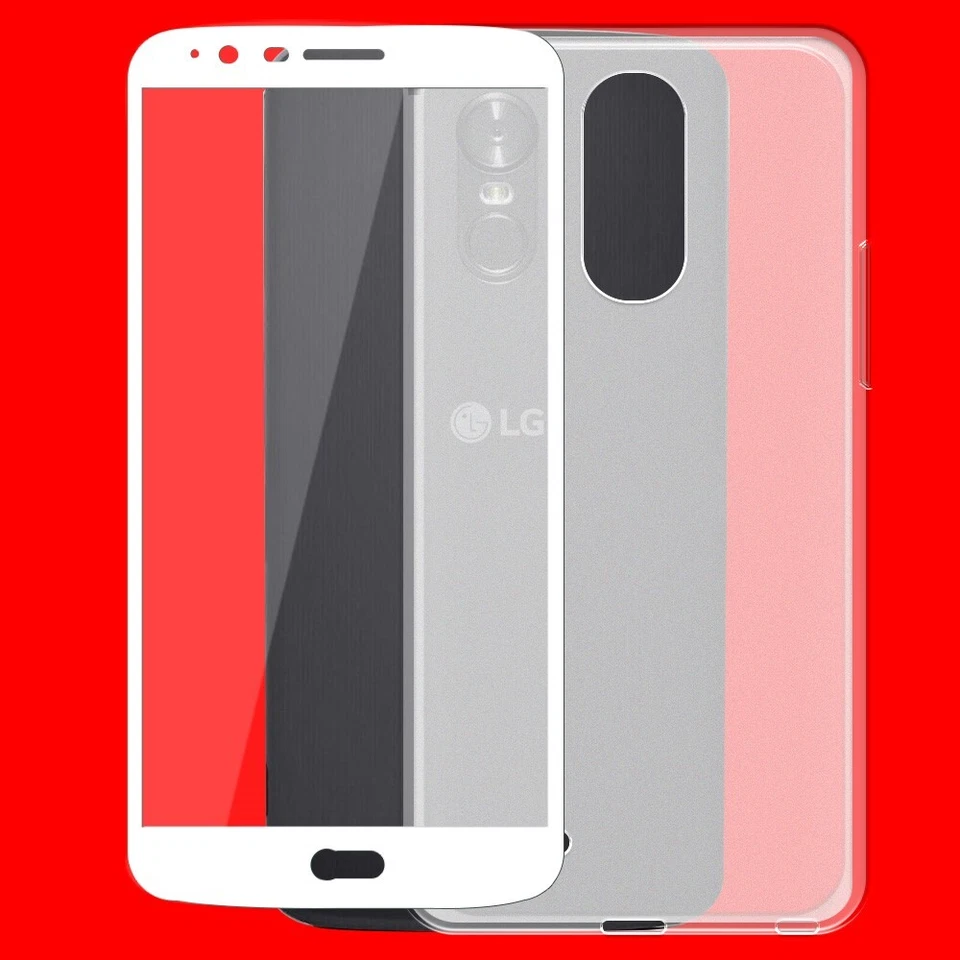 Protector de Pantalla de Vidrio Templado Real Premium + Kit Funda TPU para LG Stylo 3 LS777 Foto 1 de 1