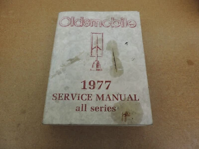 1977 Oldsmobile Toronado Cutlass Delta 88 98 wiring service shop manual ORIGINAL - Image 1 of 4