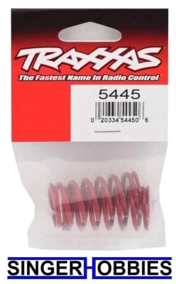 Traxxas 5445 Spring Shock Red GTR 6.4 rate Purple 120mm NEW TRA1 - Image 1 of 2