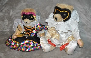 VTG NABCO S/2 BEAR VANDERBEAR 1991 Bal Masque Pierrette ALICE 18" CORNELIUS 21" - Picture 1 of 9