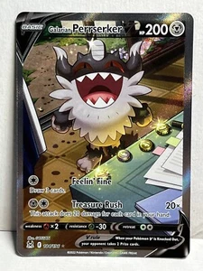 Pack Fresh Perrserker HOLO 184/196 Pokemon TCG NRMT Card Secret Rare Lost Origin - Picture 1 of 2