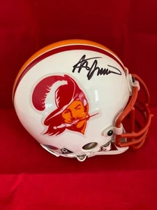 STEVE SPURRIER SIGNIERT TAMPA BAY BUCCANEERS THROWBACK MINI HELM SELTEN COA - Bild 1 von 2