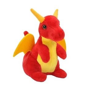NEW RED DRAGON WILD REPUBLIC POCKETKINS SOFT TOY TEDDY BEAR PLUSH CUDDLY - Picture 1 of 1