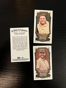 Mini Allen Ginter BACK Variante Xander Schauffele Nick Cass Rider Strong Schwarz - Bild 1 von 2