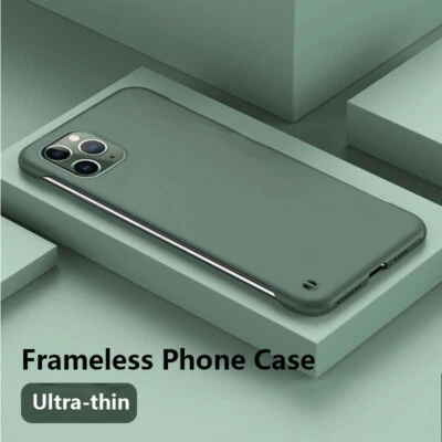 Ultra-thin Frameless Hard Case For iPhone 17 16 15 14 13 12 11 Pro Max XR Cover - Image 1 of 4